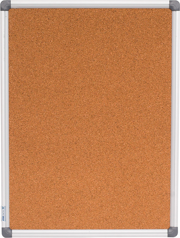 Доска пробковая 45x60см алюминиевая рамка BUROMAX BM 0016