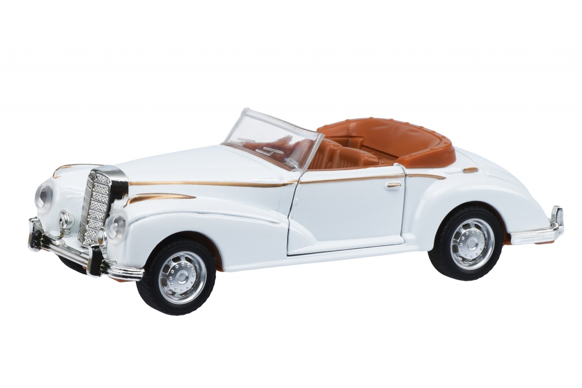 Автомобиль Same Toy Vintage Car со светом и звуком Белый открытый кабриолет 601-3Ut-6