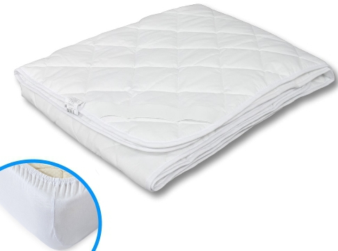 Наматрасник шелковый с резинкой по периметру MirSon 539