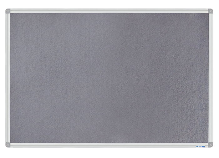 Доска магнитно-текстильная 60x90см алюминиевая рамка BUROMAX BM 0020