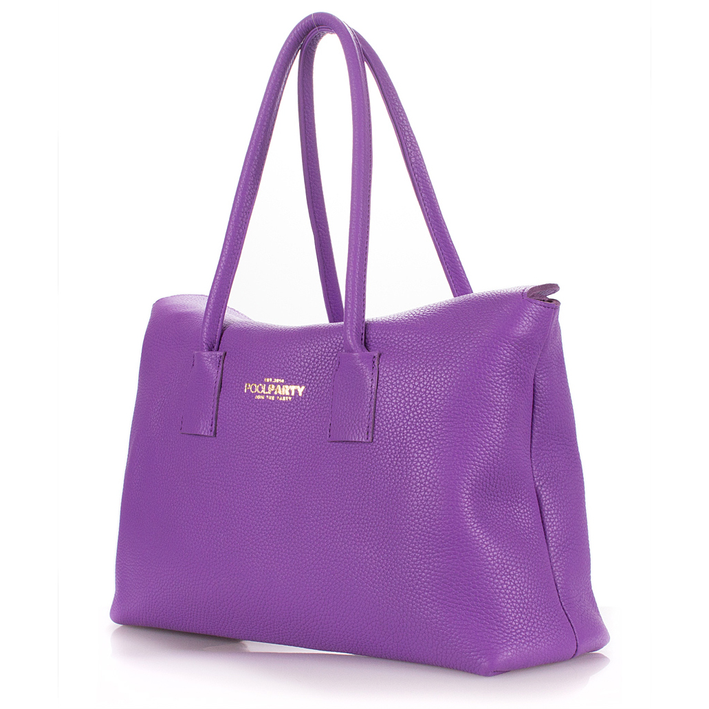 Кожаная сумка Poolparty