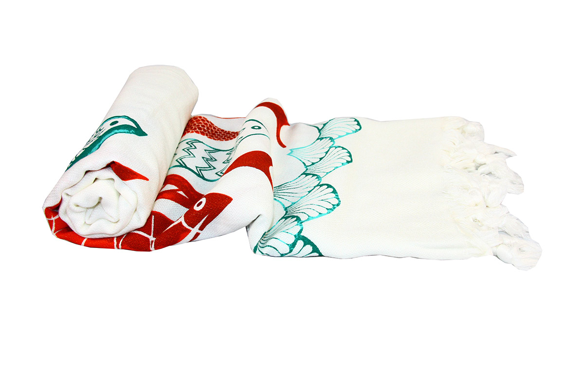 Пляжний рушник з рибками LightHouse