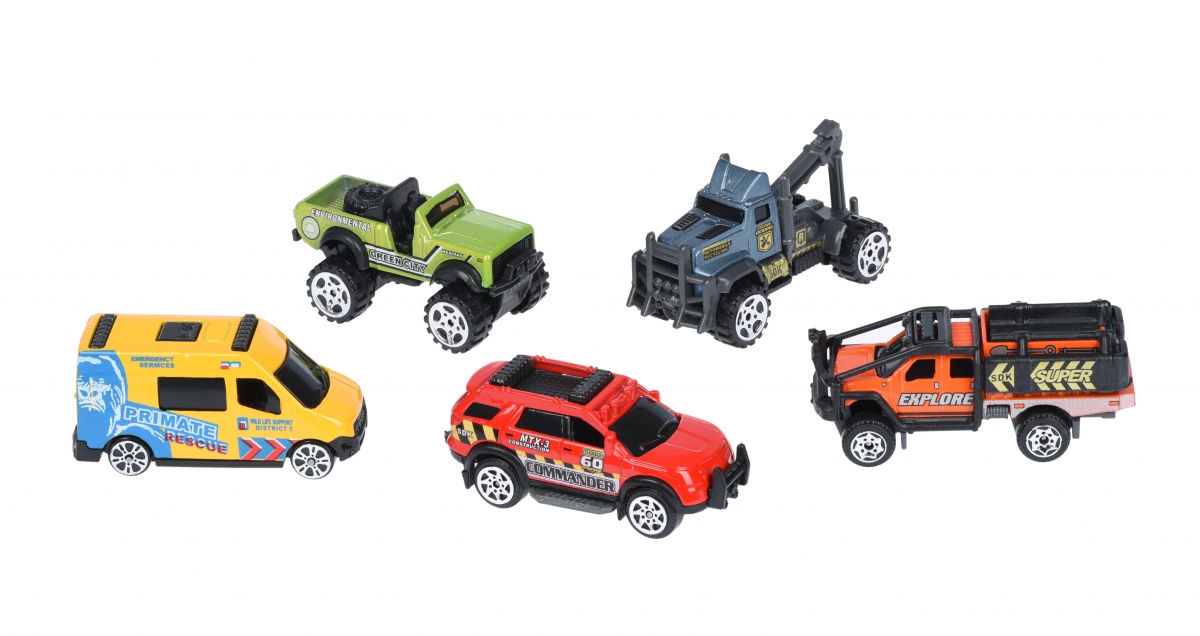 Набор машинок Same Toy Metal Путешественники SQ80865-6Ut