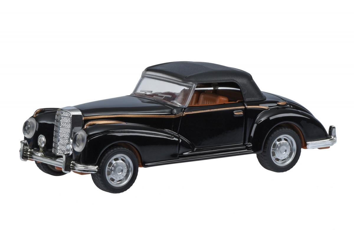 Автомобиль Same Toy Vintage Car со светом и звуком черный закрытый кабриолет 601-3Ut-5