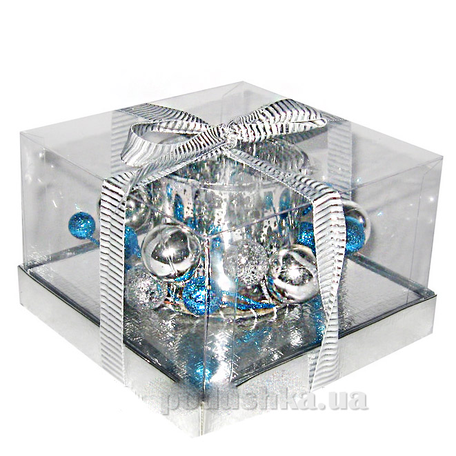 стеклянный подсвечник