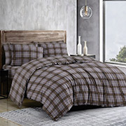 Комплект постельного белья Tartan Grey бязь-голд SoundSleep