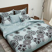 Комплект постельного белья бязь люкс Selena Кружевные цветы 100817