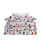 Дитяча постільна білизна в ліжечко CHRISTMAS CS2 Cosas сірий