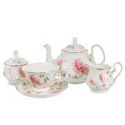 Набір чайний порцеляновий 15 предметів 220 мл Лаура Lefard 943-071