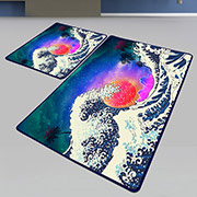 Набор ковриков для ванной комнаты Tidal wave Djt Chilai Home