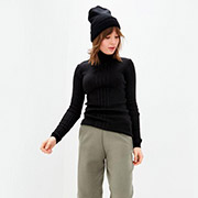 Гольф жіночий Pretty Art Knit чорний - Фото №2