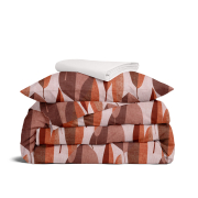 Дитяча постільна білизна в ліжечко LEAFS Cosas теракотовий