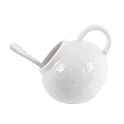 Сільничка порцелянова 9,5х9х9,5 см Lefard 944-068 біла