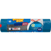 Пакети для сміття з затяжкою Max багатошарові сині 70л 10шт Фрекен БОК