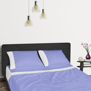 Постільна білизна з простирадлом на гумці сатин Aero 2.0 Gentle Lavender Sonex