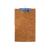 Набор ковриков для ванной комнаты Kornel 2 шт темно-бежевый