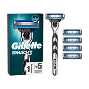 Станок для гоління Gillette Mach3 із 5 змінними картриджами