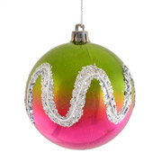 Игрушка новогодняя Шар 8 см Астерия Yes! Fun 973092