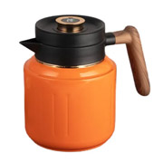 Чайник-термос із заварником та датчиком температури 1 л Yiwu HP-14-51O помаранчевий
