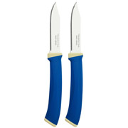 Набір ножів для овочів зубчастий 76 мм 2 предмети Felice blue Tramontina 23491/213