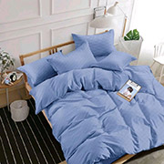 Постільна білизна Stripe волошковий 310075 сатин-страйп Selena