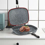 Сковорода-гриль подвійна з литого алюмінію Ofenbach 100516