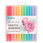 Набір скетч-маркерів 12 шт Pastel Kite k22-045