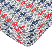 Простирадло Fresco ранфорс на гумці Iris Home червоний