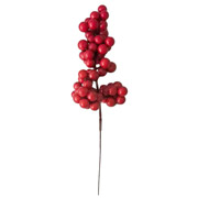 Гілка декоративна 15 см з червоними ягодами Yes! Fun 973527