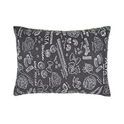 Подушка декоративна Паста графіт Грета сірий Home Line