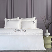 Постільна білизна Veria Antrasit сатин з вишивкою Dantela Vita