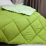 Ковдра зимова антиалергенна Alaska microfiber ТЕП оливковий комбінований