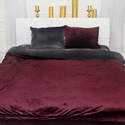 Постільна білизна Winter Frost 28-0005+28-0002 Azalea Velvet велюр MirSon