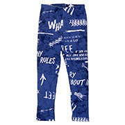 Лосини 1813235рук кулір Татошка синій з принтом