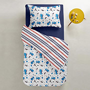 Підліткова постільна білизна Space Dino CS1 ранфорс Cosas простирадло на гумці