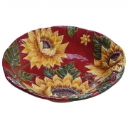 Салатник керамический 33 см Подсолнухи на закате Certified International 22234
