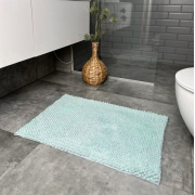 Килимок для ванної кімнати з вирізом Ананас DarianA кришталево-зелений
