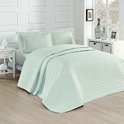 Покривало стьобане однотонне Monart Eponj Home mint ментоловое