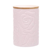 Банка для сипучих продуктів з бамбуковою кришкою 10х10х15 см Lefard 940-248