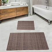 Набір килимків у ванну кімнату Parca beige brown Diva