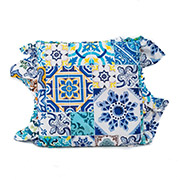 Подушка для стільця Азулежу Villa Grazia з тефлоном