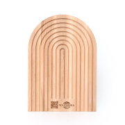 Дошка овальна вільха 30х21.2 см для нарізки хліба mz728330 MAZHURA