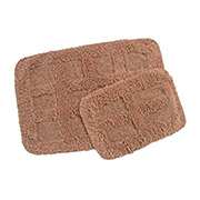Набір килимків у ванну кімнату Ruth Irya kahve кофейний