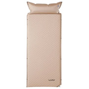 Матрац надувний автоматичний 190х65х3 см Lugi LU-026 бежевий