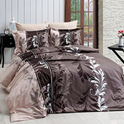 Комплект постільної білизни Selena Тріада беж 100146