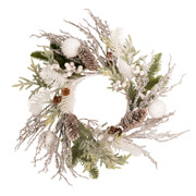 Вінок декоративний 48 см із білими кулями Yes! Fun 974757