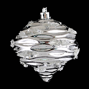 Новорічний Куля Кришталь срібло 972898