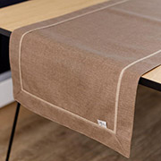 Доріжка бавовняна Кориця Прованс коричнева з кантом