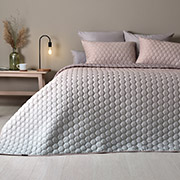 Набір Silhouette Беж покривало з наволочками Ideia + 2 подушки в подарунок