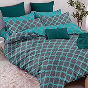 Постільна білизна Бірюзовий туман 102178 бязь-люкс Selena